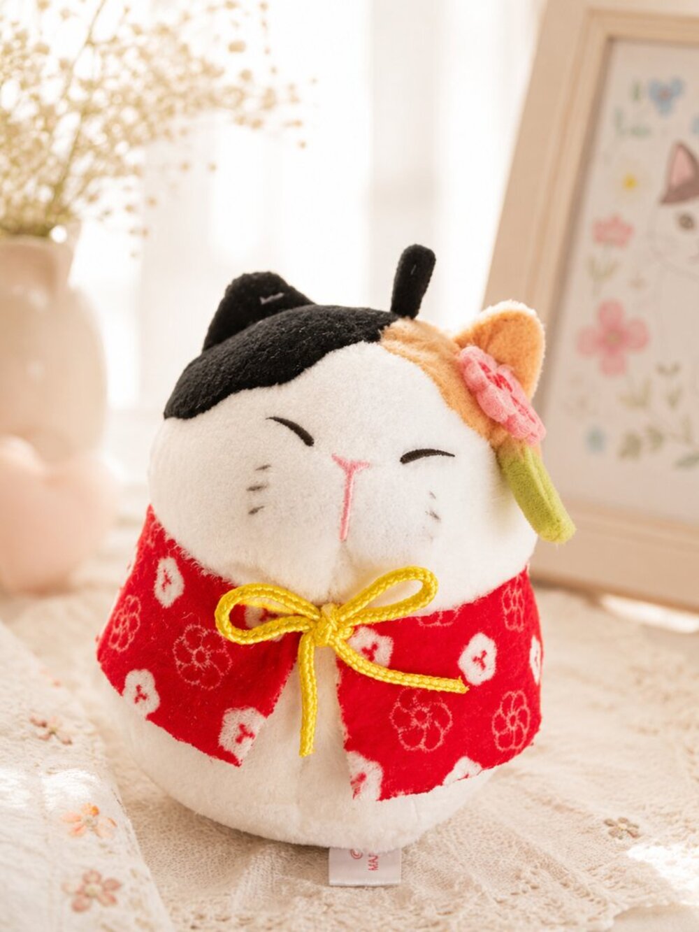 Amuse Higemanju "Mi-sama" plush toy from the Hannari series